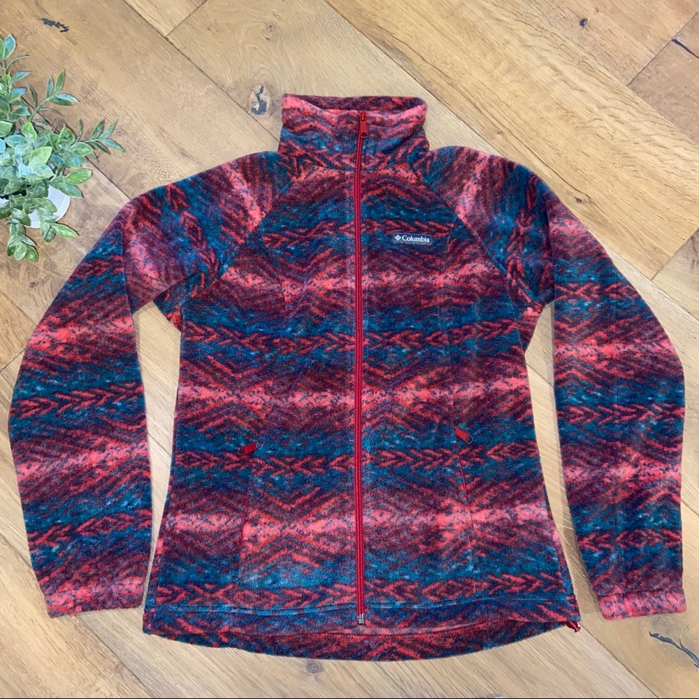 Columbia NWOT print fleece